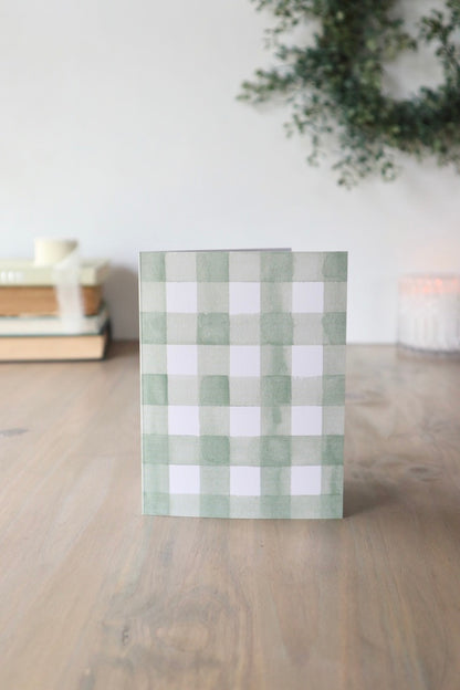 Christmas Plaid Card