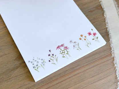 ONLY  WS - 6 Wildflower Notepads