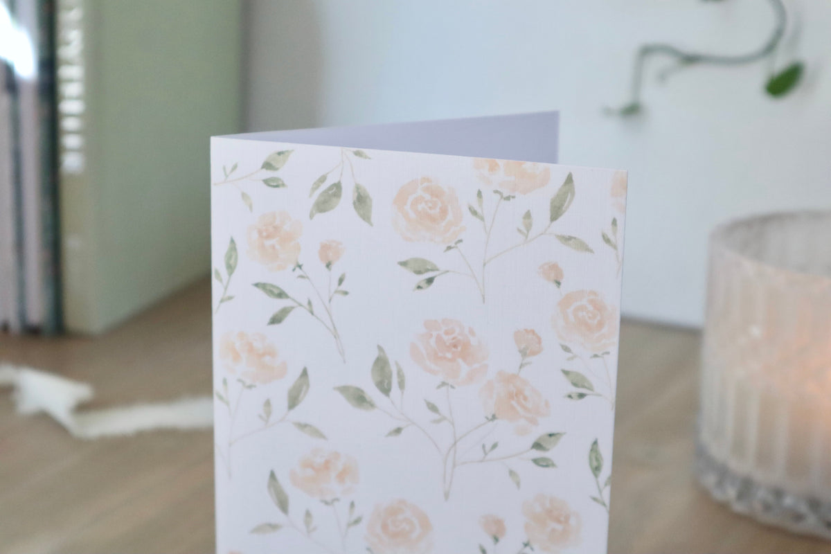 ONLY  WS - Yellow Peony Card