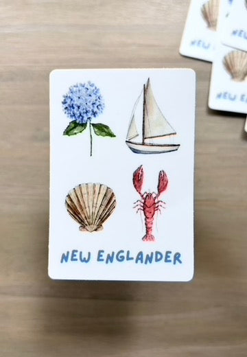 ONLY  WS - 8 New Englander Stickers