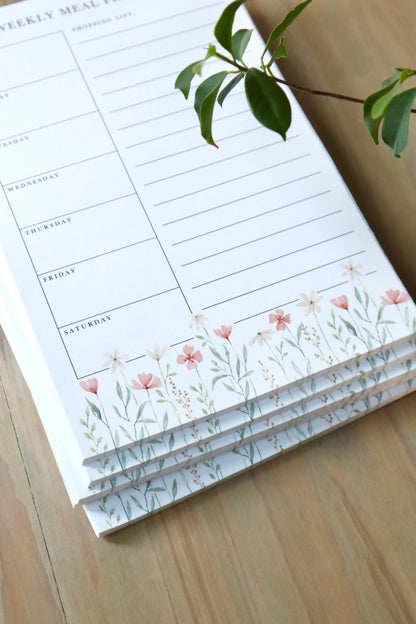 ONLY  WS - 6 Meal Planner Notepads
