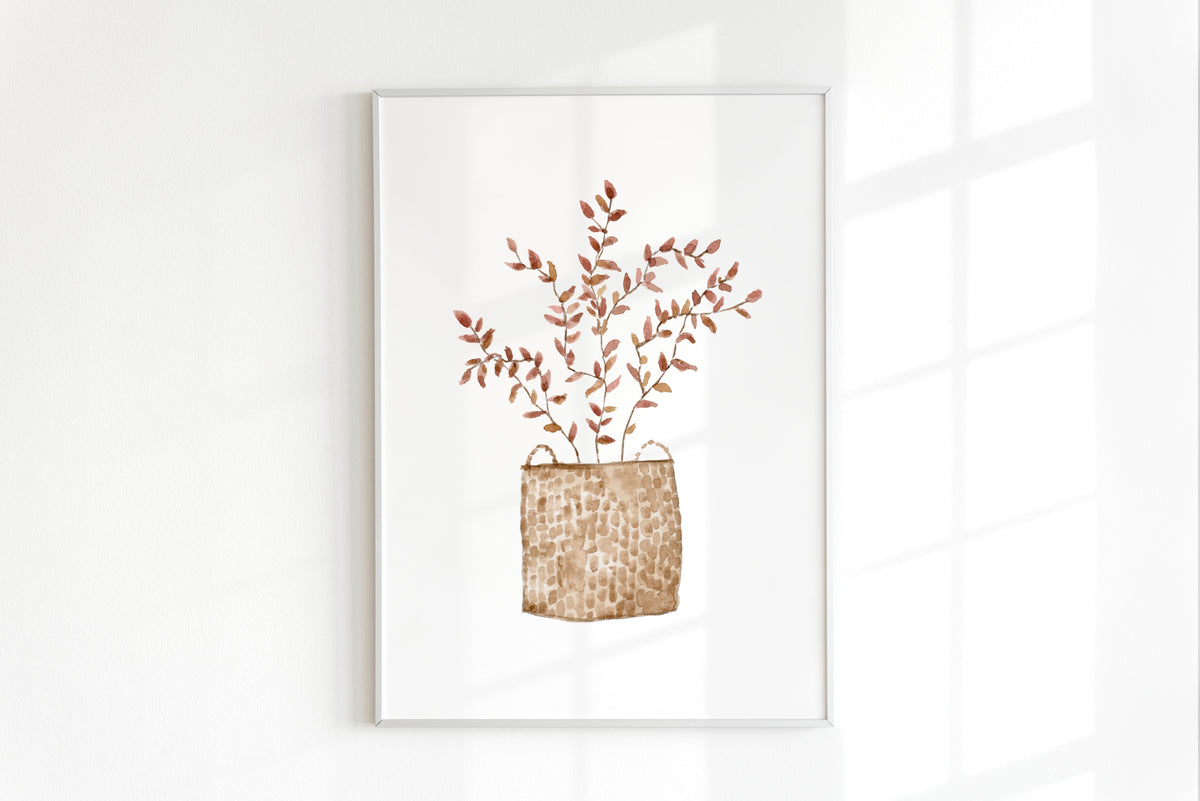 ONLY  WS - 6 Branches in a Basket Prints