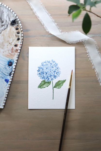 ONLY  WS - 8 Hydrangea Stickers