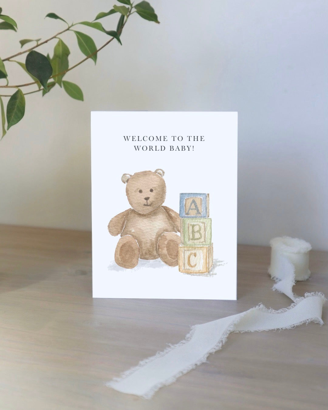 ONLY  WS - Teddy Bear Card