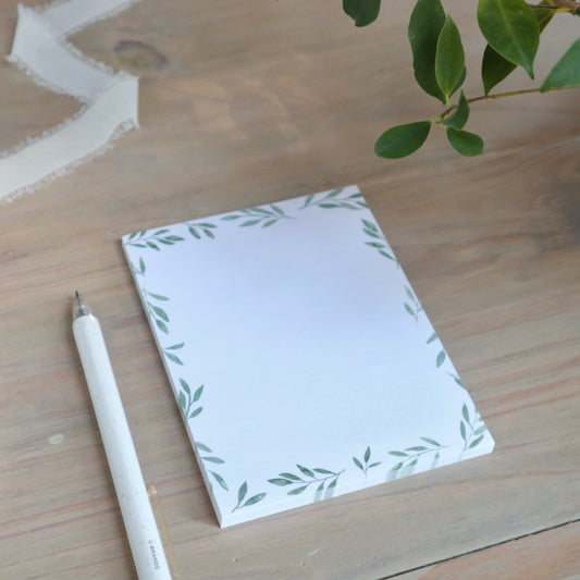 Greenery Notepad