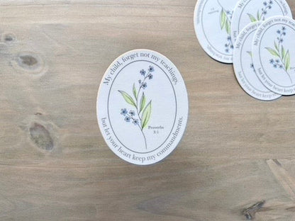 ONLY  WS - 8 Forget Me Not Stickers