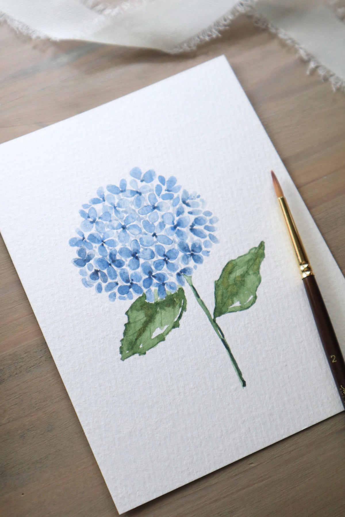 ONLY  WS - 8 Hydrangea Stickers