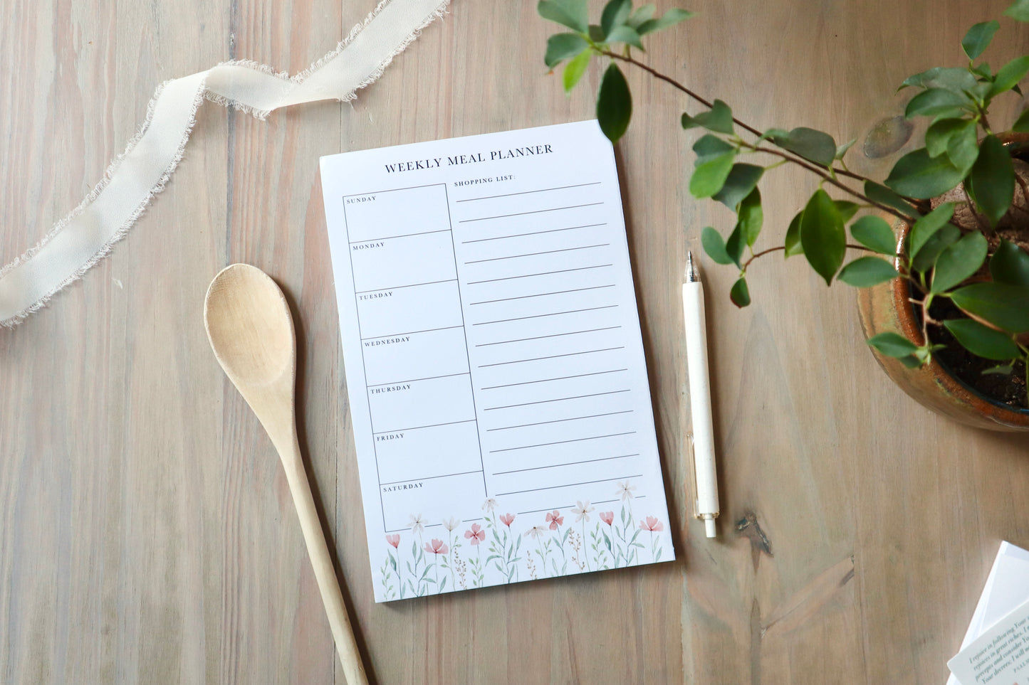 Meal Planner Notepad