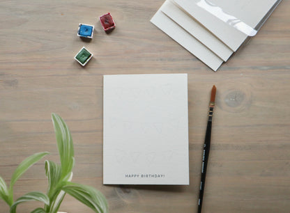 Paint-Your-Own Birthday Greeting Cards