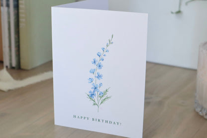 ONLY  WS - Birth Flower Card