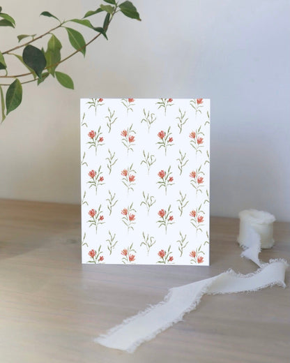 ONLY  WS - Pink Floral Card