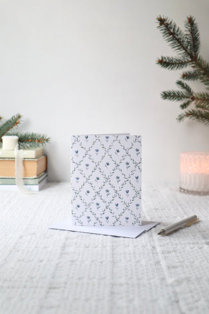 Floral Wallpaper Card