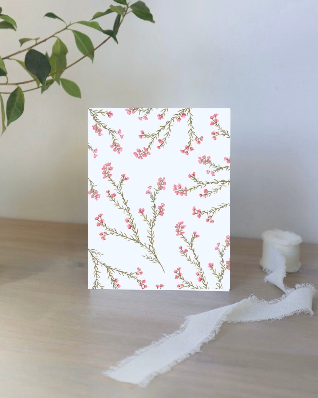 ONLY  WS - Wax Flower Card