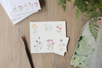 ONLY  WS - 6 Wildflower Notepads