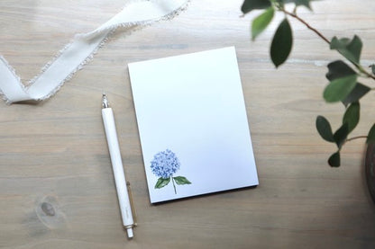 Hydrangea Notepad