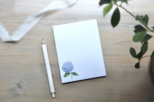 ONLY  WS - 6 Hydrangea Notepads
