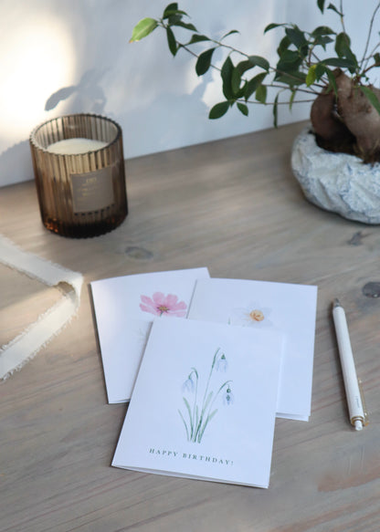 Birth Month Flower Card