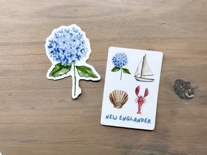 ONLY  WS - 8 Hydrangea Stickers