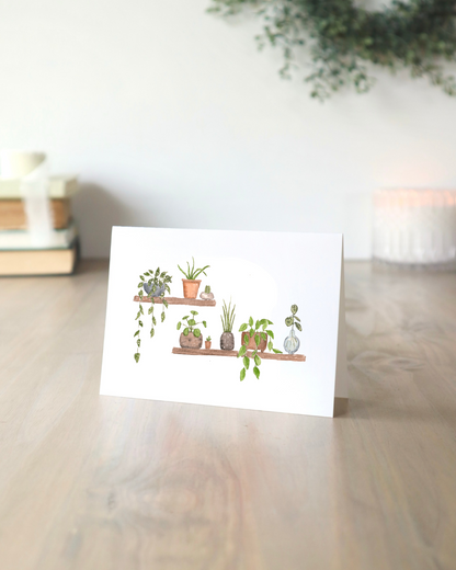 ONLY  WS - House Plants Card