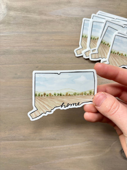 ONLY  WS - 8 Connecticut Stickers