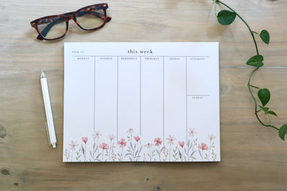 Weekly Planner Notepad