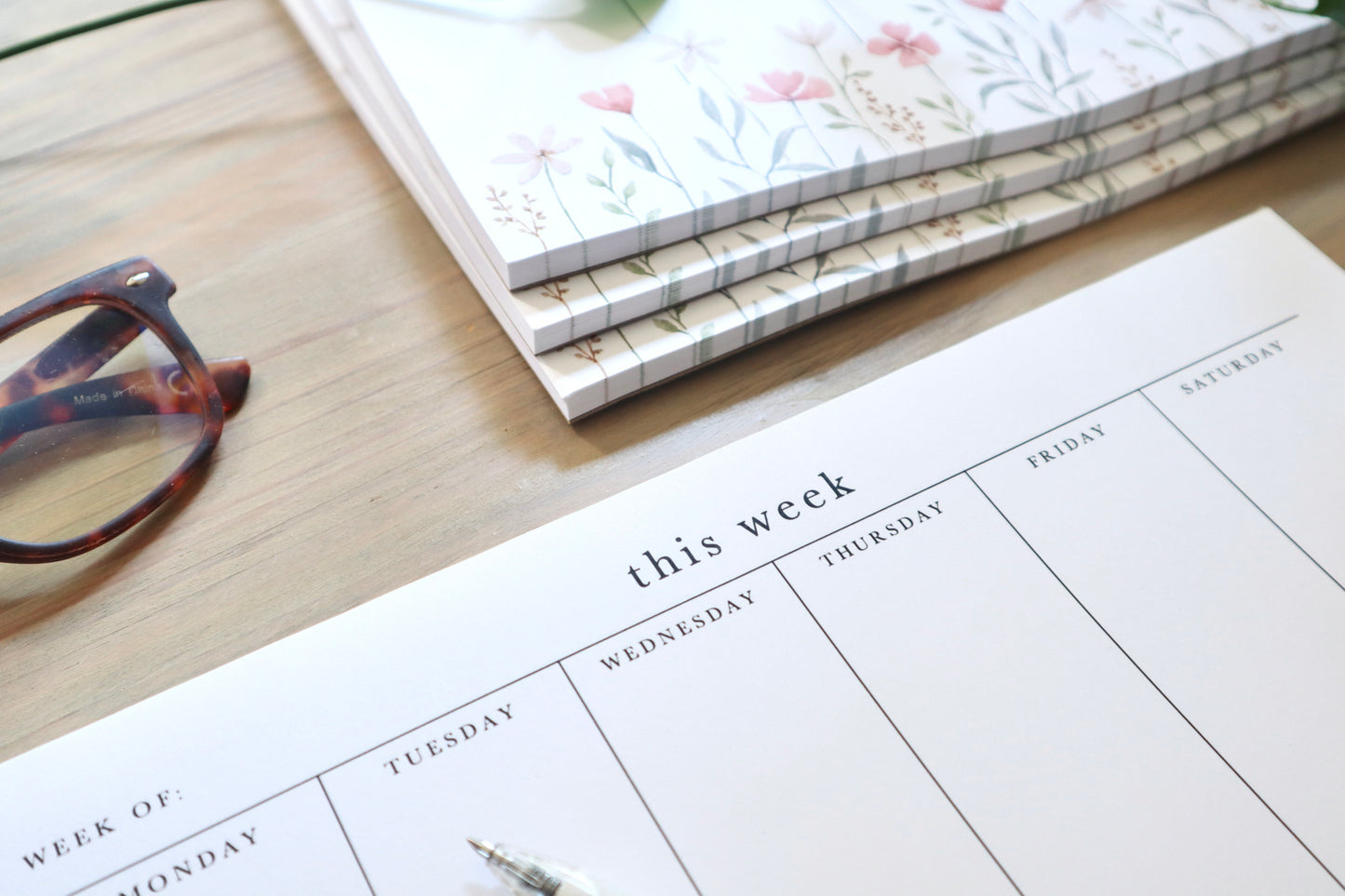 Weekly Planner Notepad