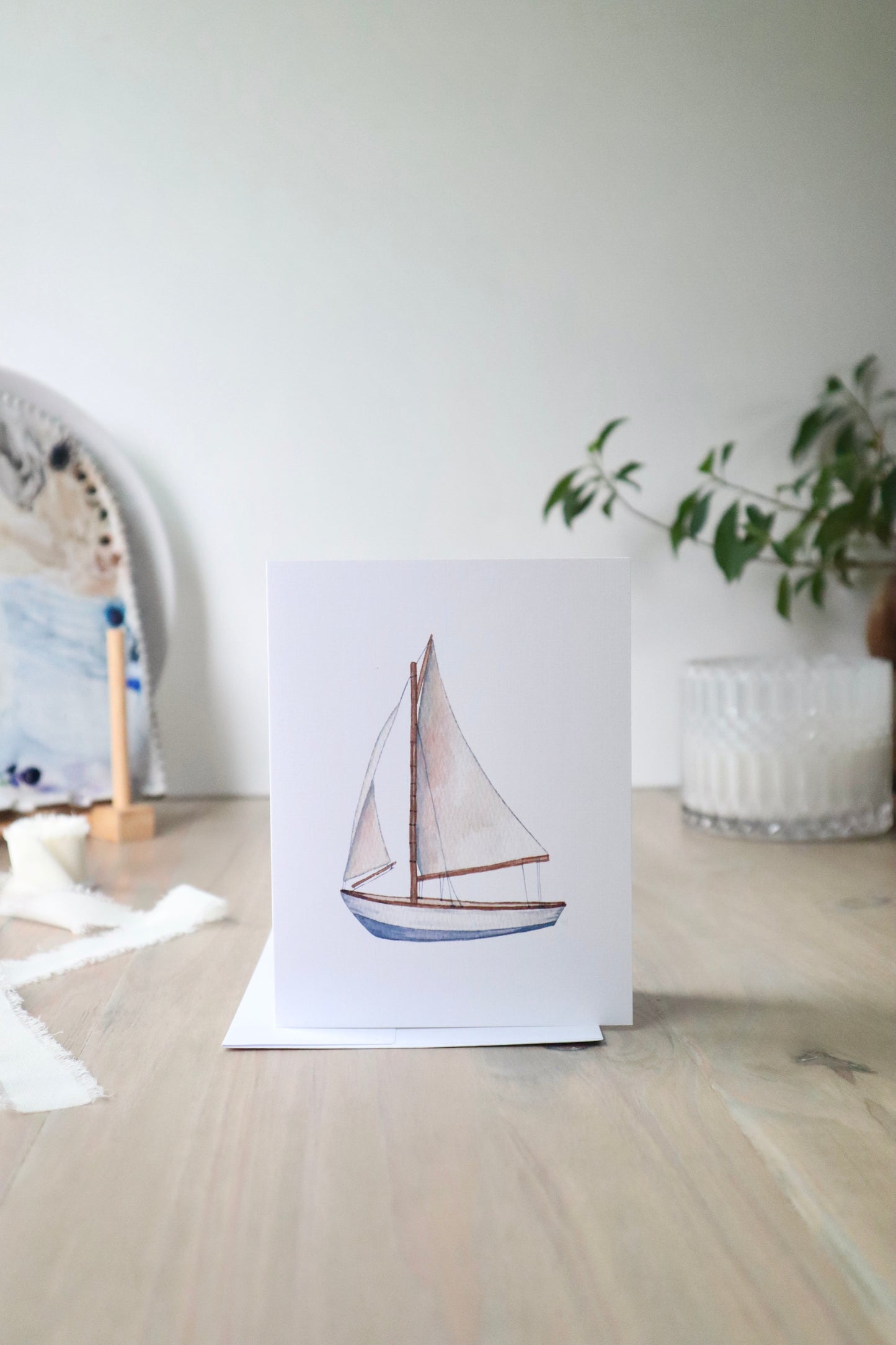 ONLY  WS - Sailboat Card