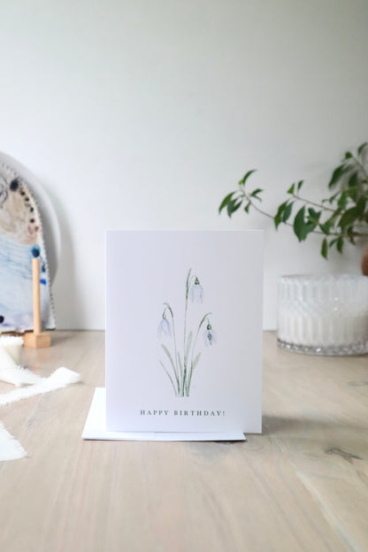 Birth Flower Card