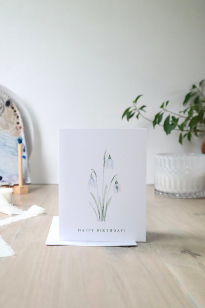 ONLY  WS - Birth Flower Card