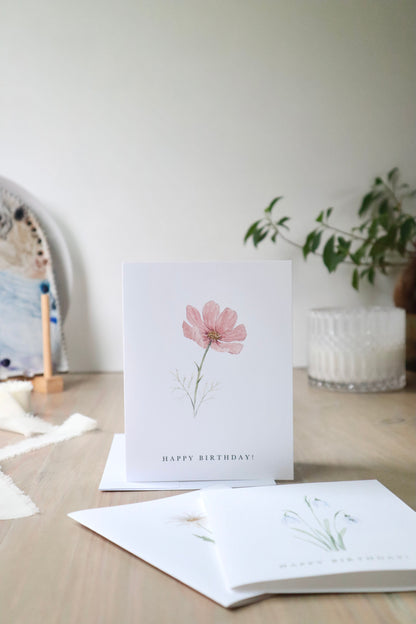 ONLY  WS - Birth Flower Card