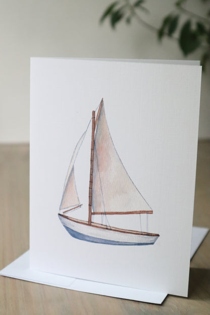 ONLY  WS - Sailboat Card