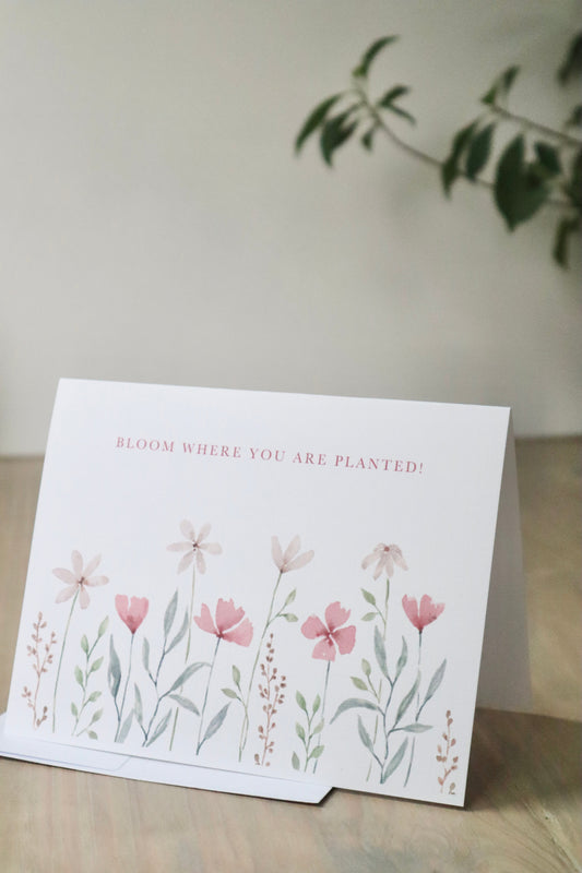 Flower Field Card