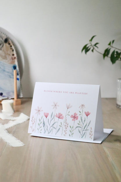ONLY  WS - Flower Field Card