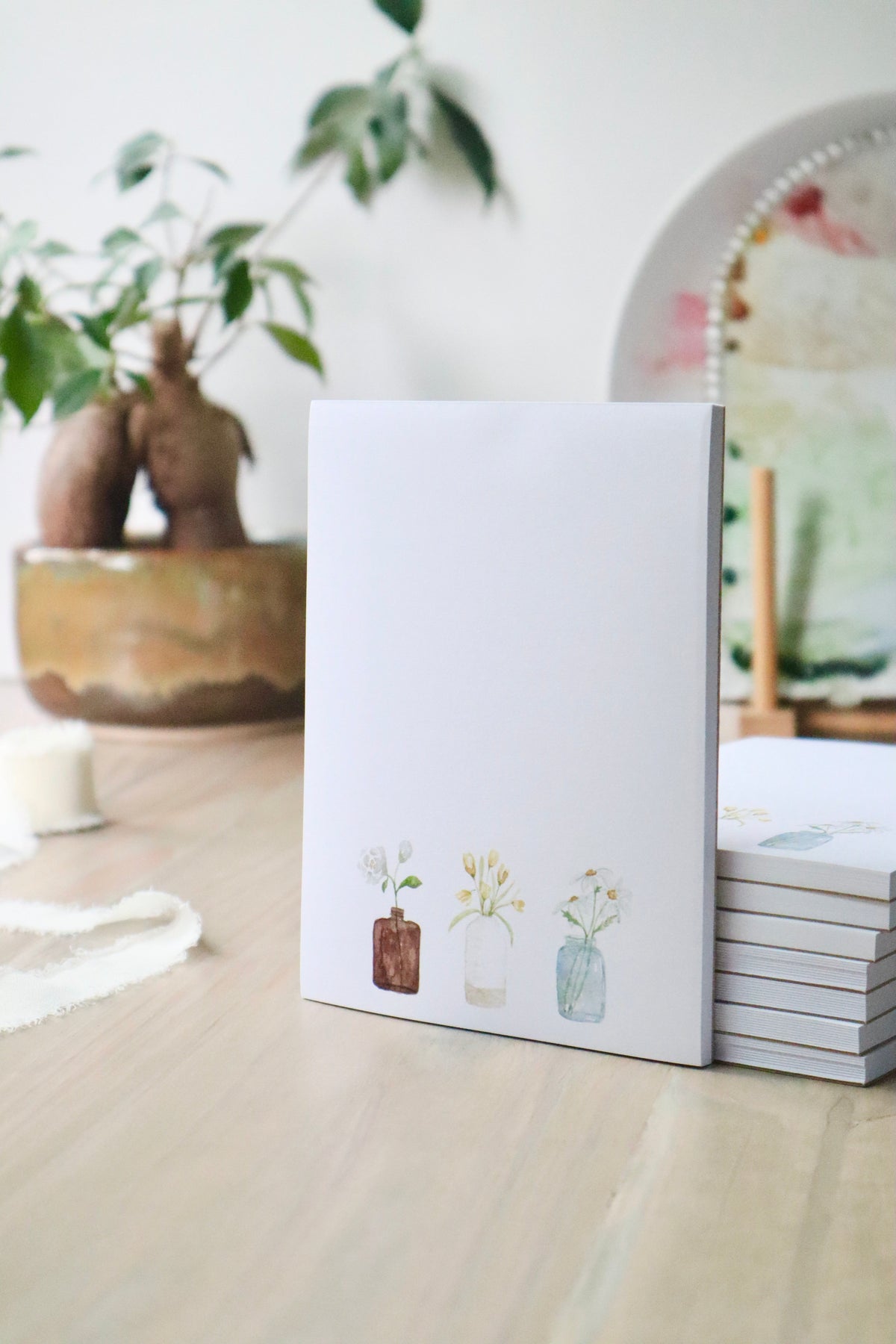 ONLY  WS - 6 Bud Vases Notepads