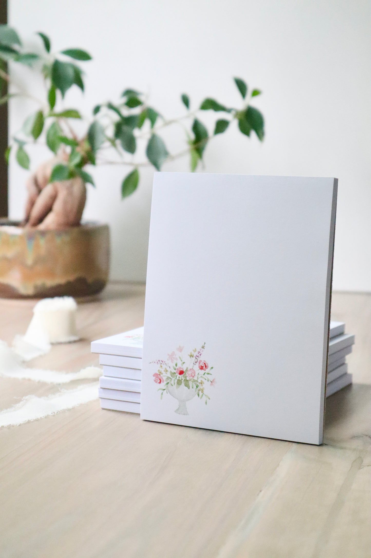 Flower Urn Notepad