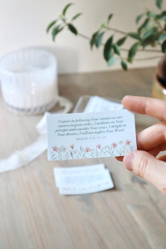 Psalm 119:14-16 (Rejoice) Sticker