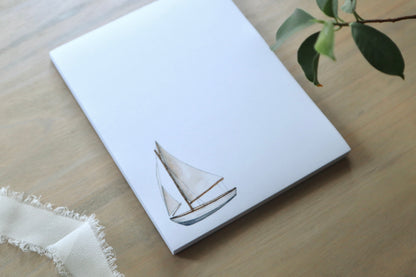 ONLY  WS - 6 Sailboat Notepads