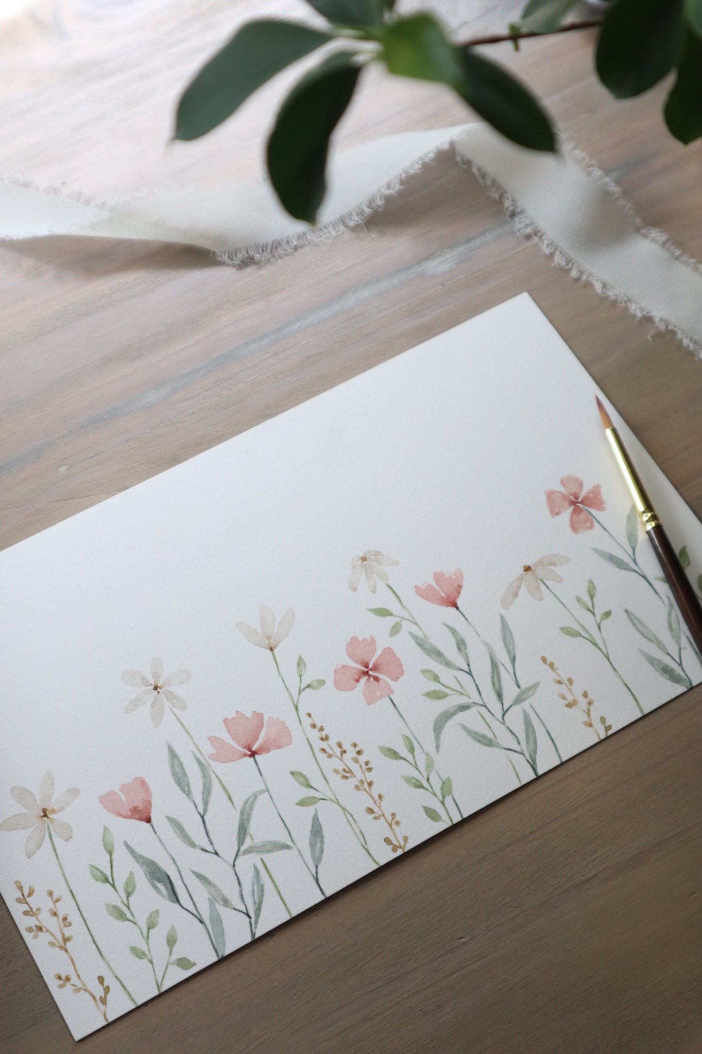 Flower Field Card