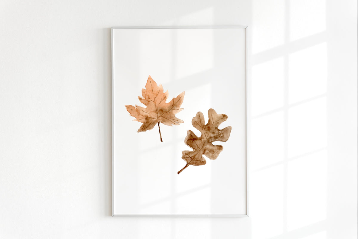 ONLY  WS - 6 Fall Leaves Prints