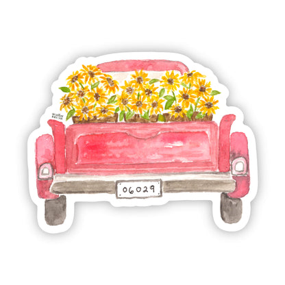 ONLY  WS - 8 Sunflower Truck Stickers