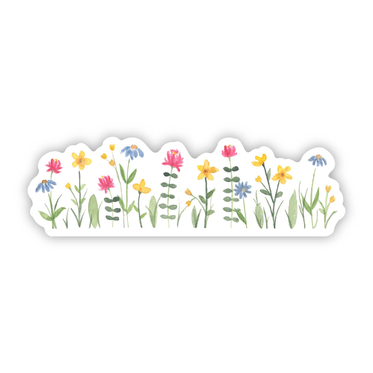 ONLY  WS - 8 Flower Field Stickers