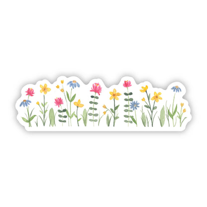 ONLY  WS - 8 Flower Field Stickers