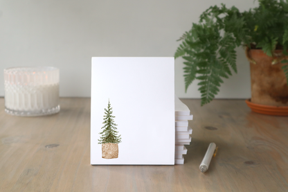 ONLY  WS - 6 Pine Tree Notepads