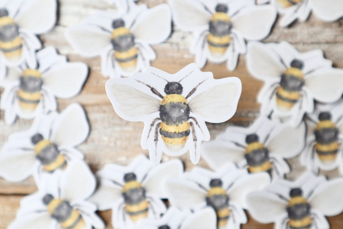 ONLY  WS - 8 Bee Stickers