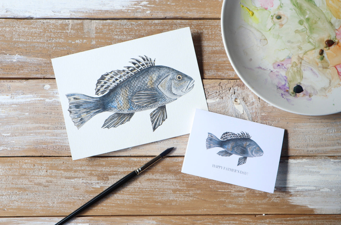 Black Sea Bass Card