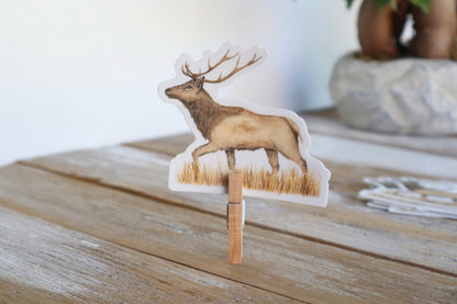 ONLY  WS - 8 Elk Stickers