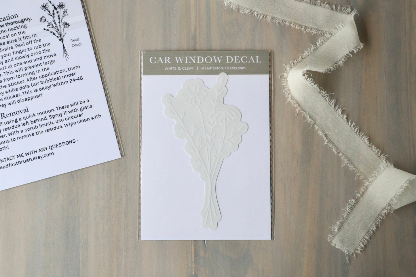 Wildflower Car Decal