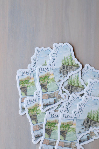 ONLY  WS - 8 New England Stickers