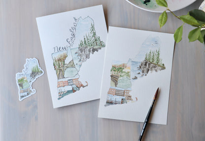 ONLY  WS - 8 New England Stickers