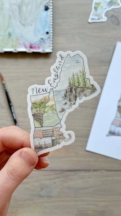 ONLY  WS - 8 New England Stickers